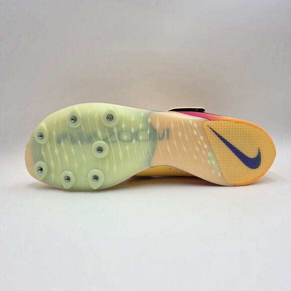 Nike Long Jump Elite Men\'s Sz 10.5 Track & Field Spikes FZ9326-800 Citron Yellow main image 8